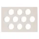 Patisse Borstplaat mat 10 rondjes